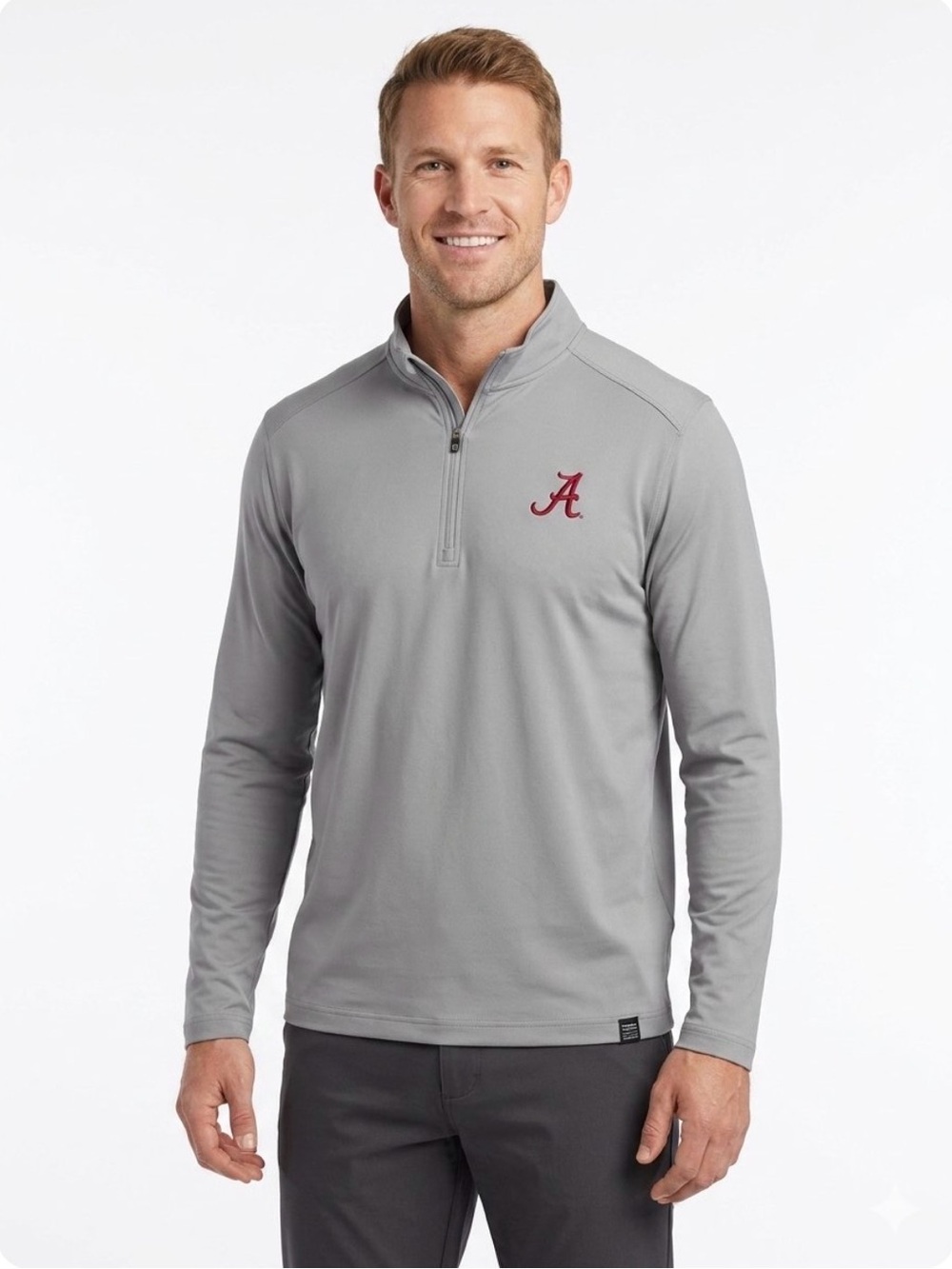 NWT Cutter & Buck Virtue Alabama Crimson Tide Quarter Zip Pullover Size Large